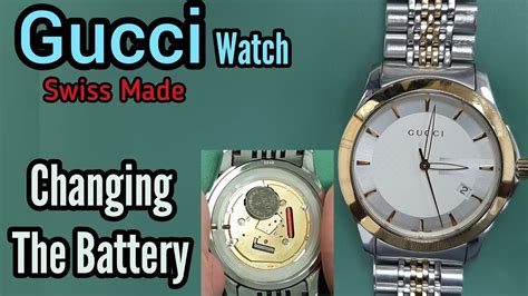 montre gucci reparation|Gucci watch battery replacement.